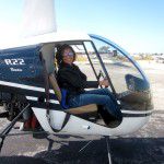 Ms Traveling Pants Flies a Chopper