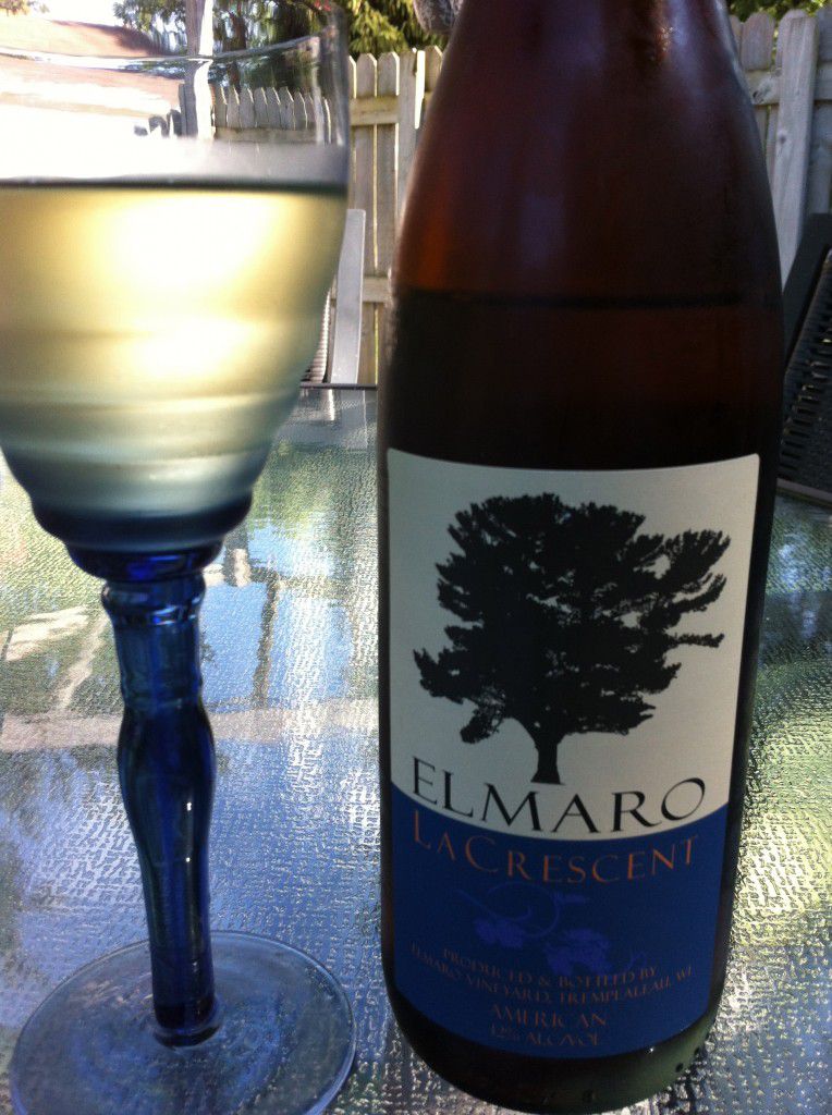 ELMARO_La_Crescent_White_Wine_Coming_Out_Of_Trempealeau_Wisconsin