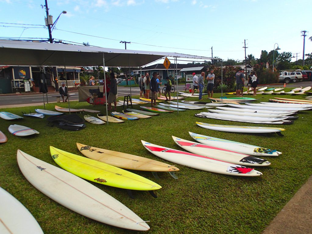 Surfboards_at_Hanalei_Surfboard_Swap_Hanalei_Kauai