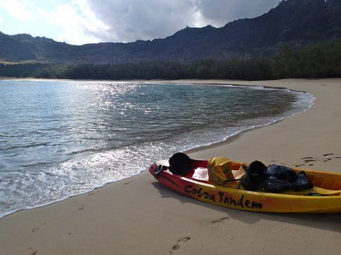 Kayaking_to_Kipu_Kai_Kauai_by_Author_Heidi_Siefkas